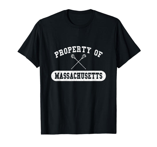 Property of Massachusetts Lacrosse T-Shirt