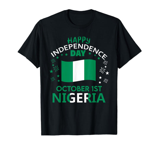 Nigeria 65th Independence Day Nigerian Pride Nigeria Flag T-Shirt