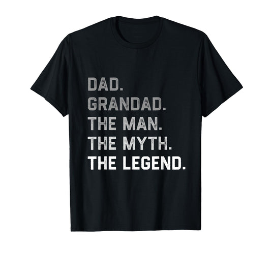 Dad Grandad the Man the Myth Legend Father’s Day Christmas T-Shirt