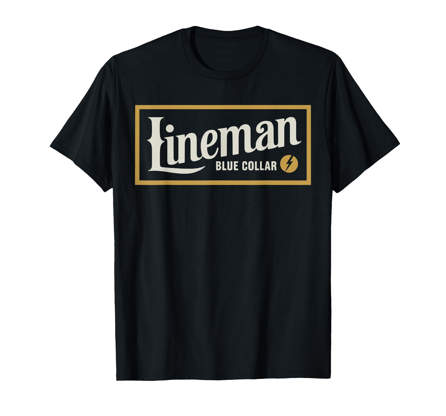 Vintage Lineman Blue Collar Retro Gift for Men Women Kid T-Shirt