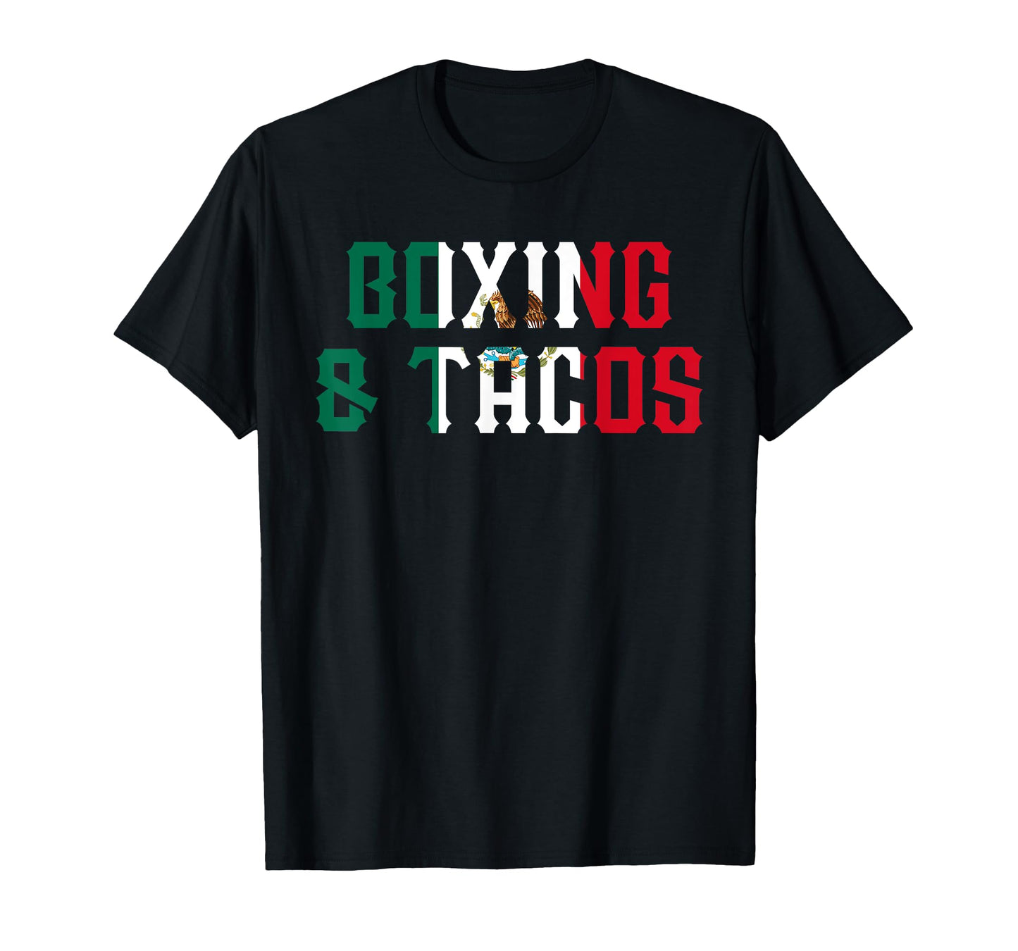 Boxing and Tacos Funny Mexico T-shirt T-Shirt