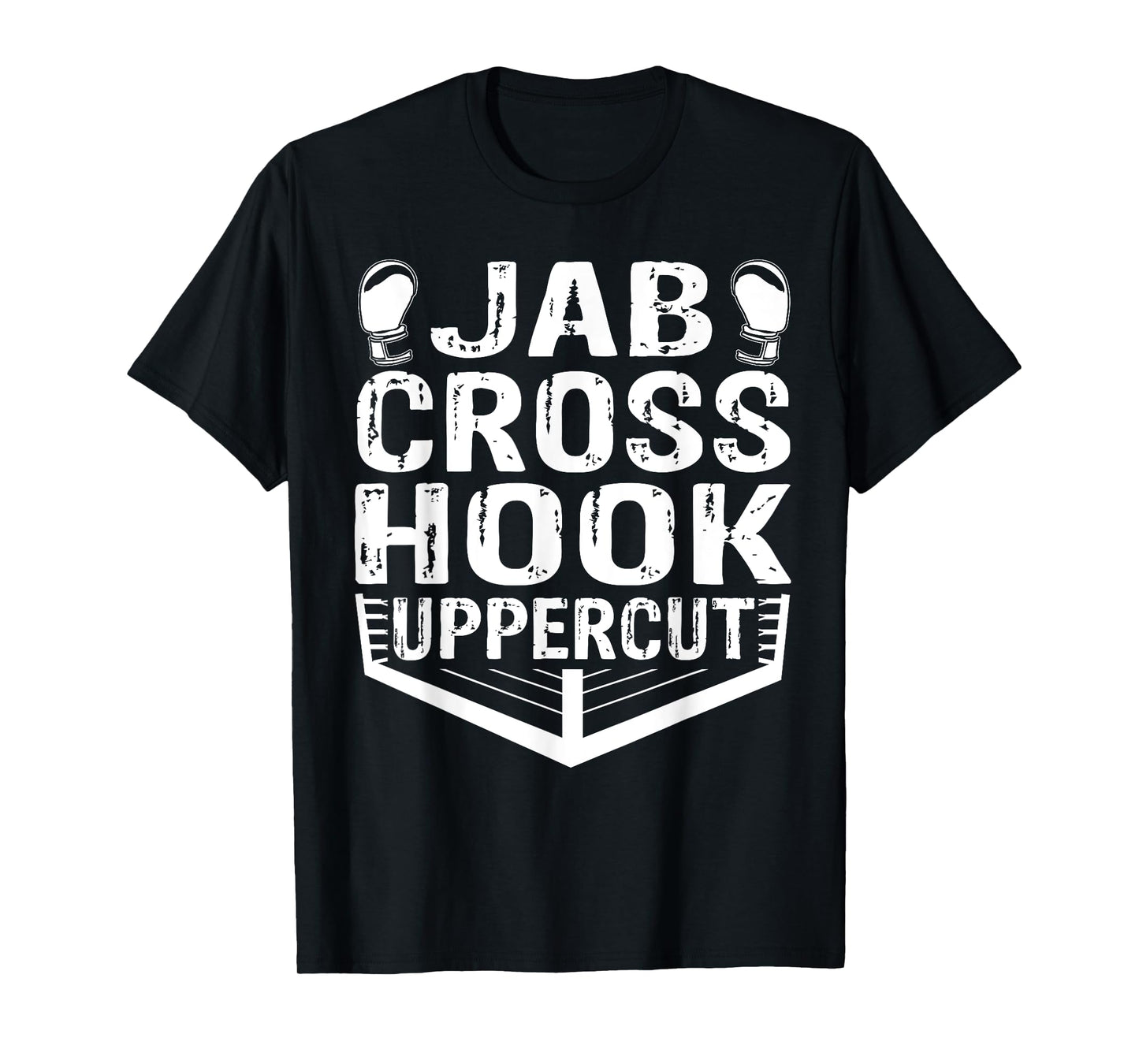 Jab Cross Hook Uppercut Boxer Workout Men Women Kickboxing T-Shirt
