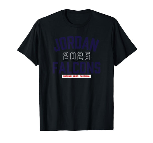Jordan Falcons Durham, North Carolina 2025 T-Shirt