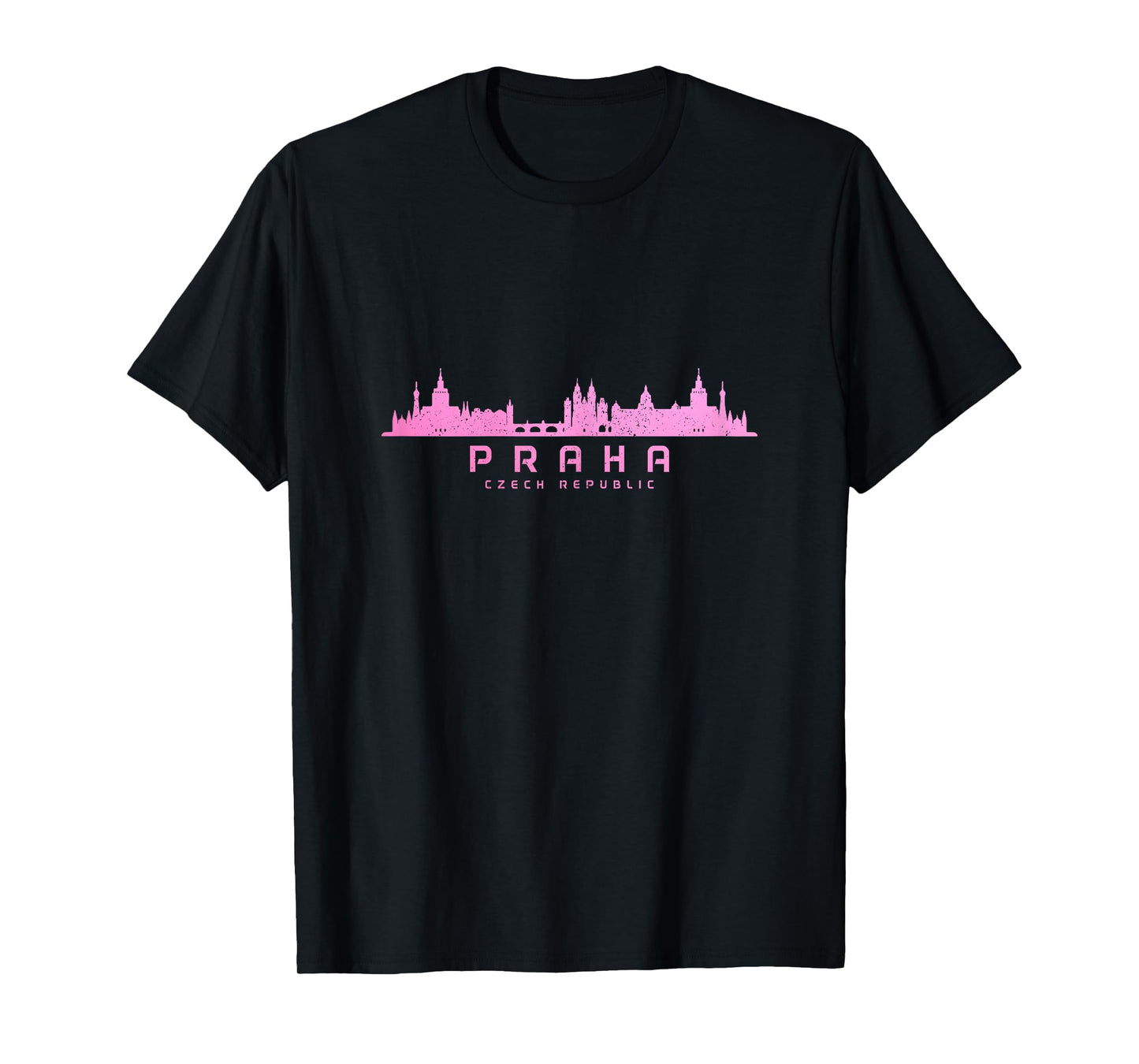 Prague Skyline Czech Republic Praha Souvenir T-Shirt