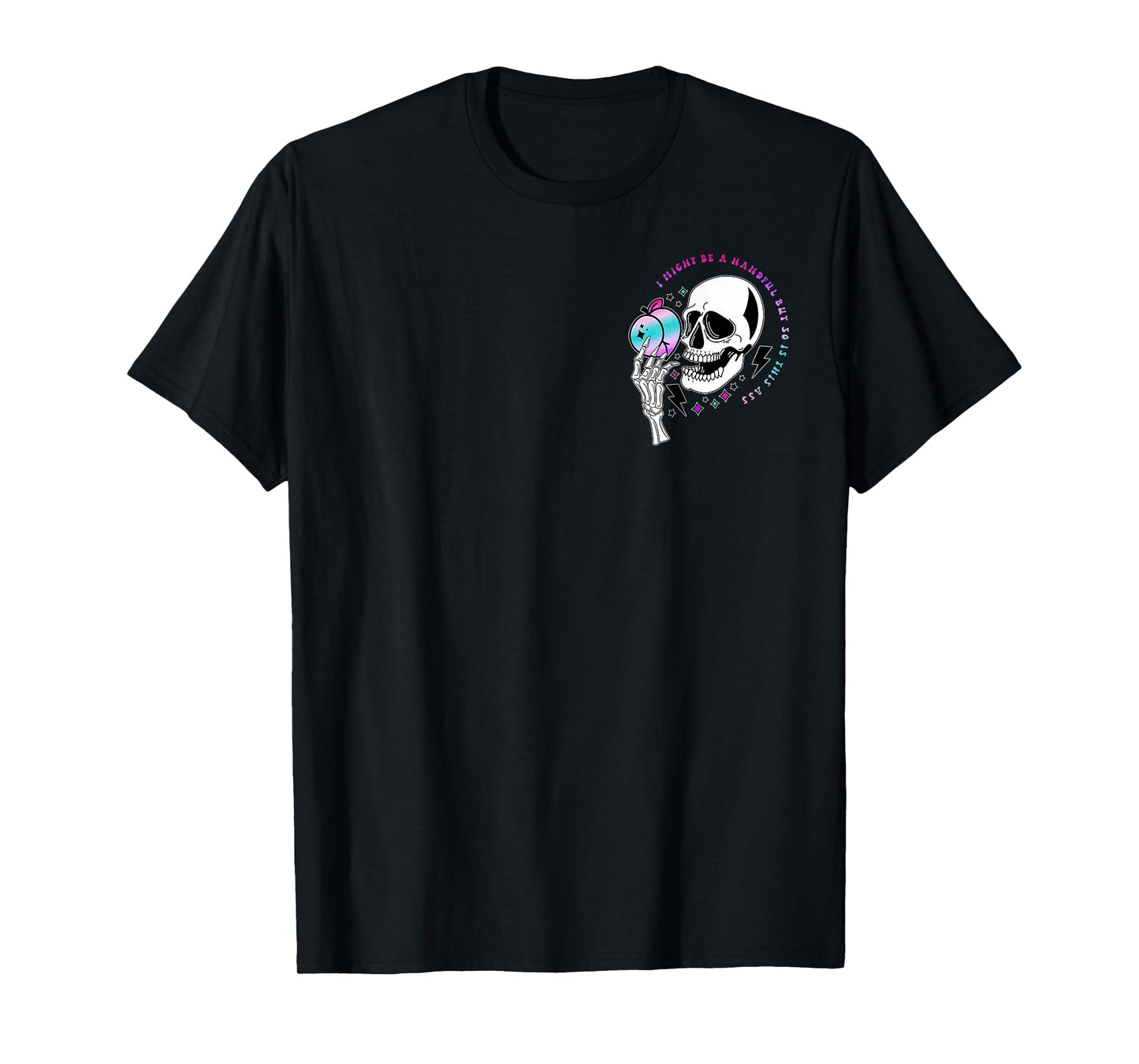 I Might Be A Handful But So Is This Ass Trendy Adult Humor T-Shirt