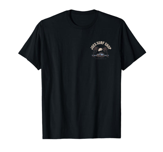 Joe's Surf Shop Early Bird Logo Graphic T-Shirt