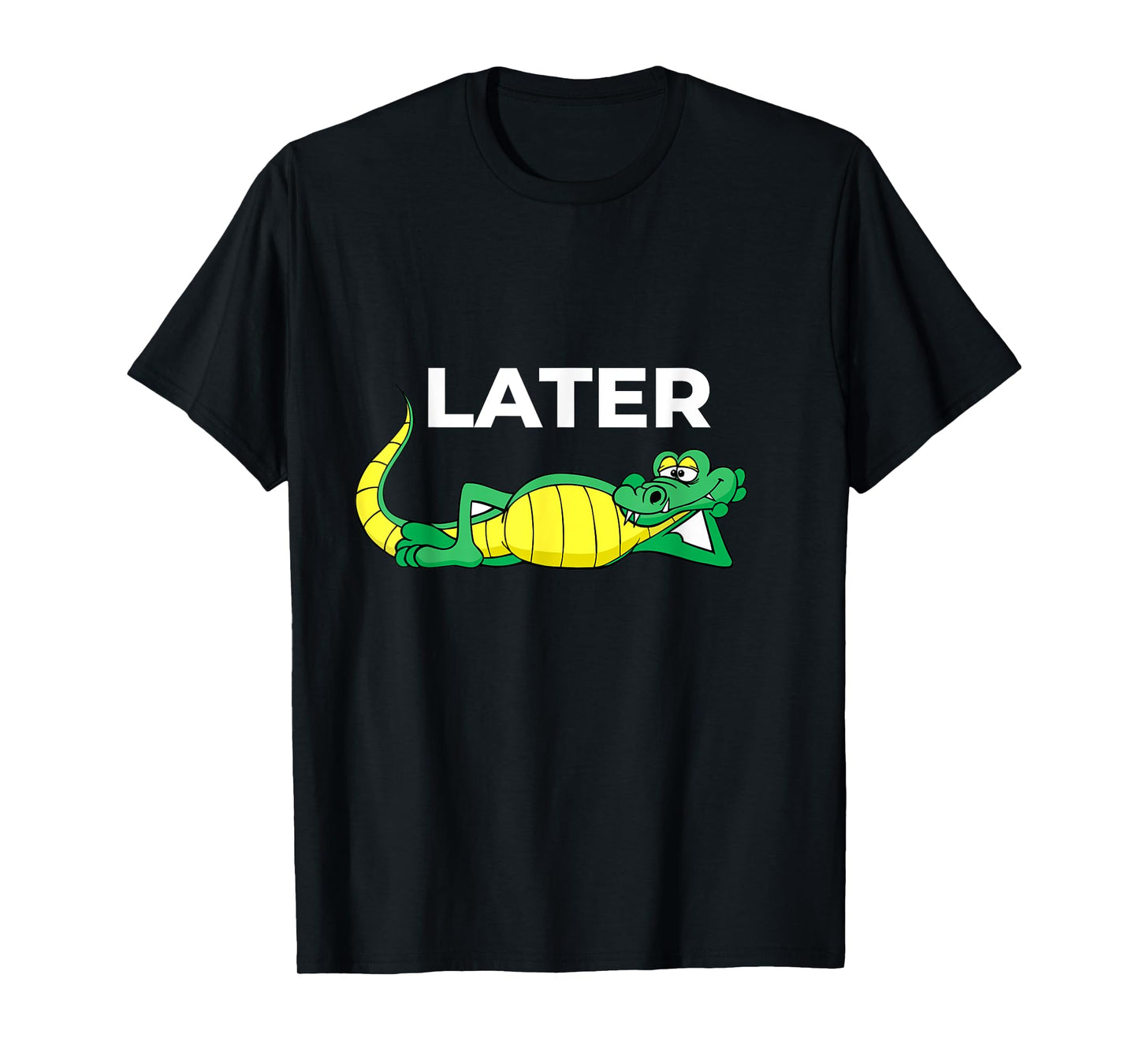Later Gator With Cute Smiling Alligator Saying Goodbye T-Shirt