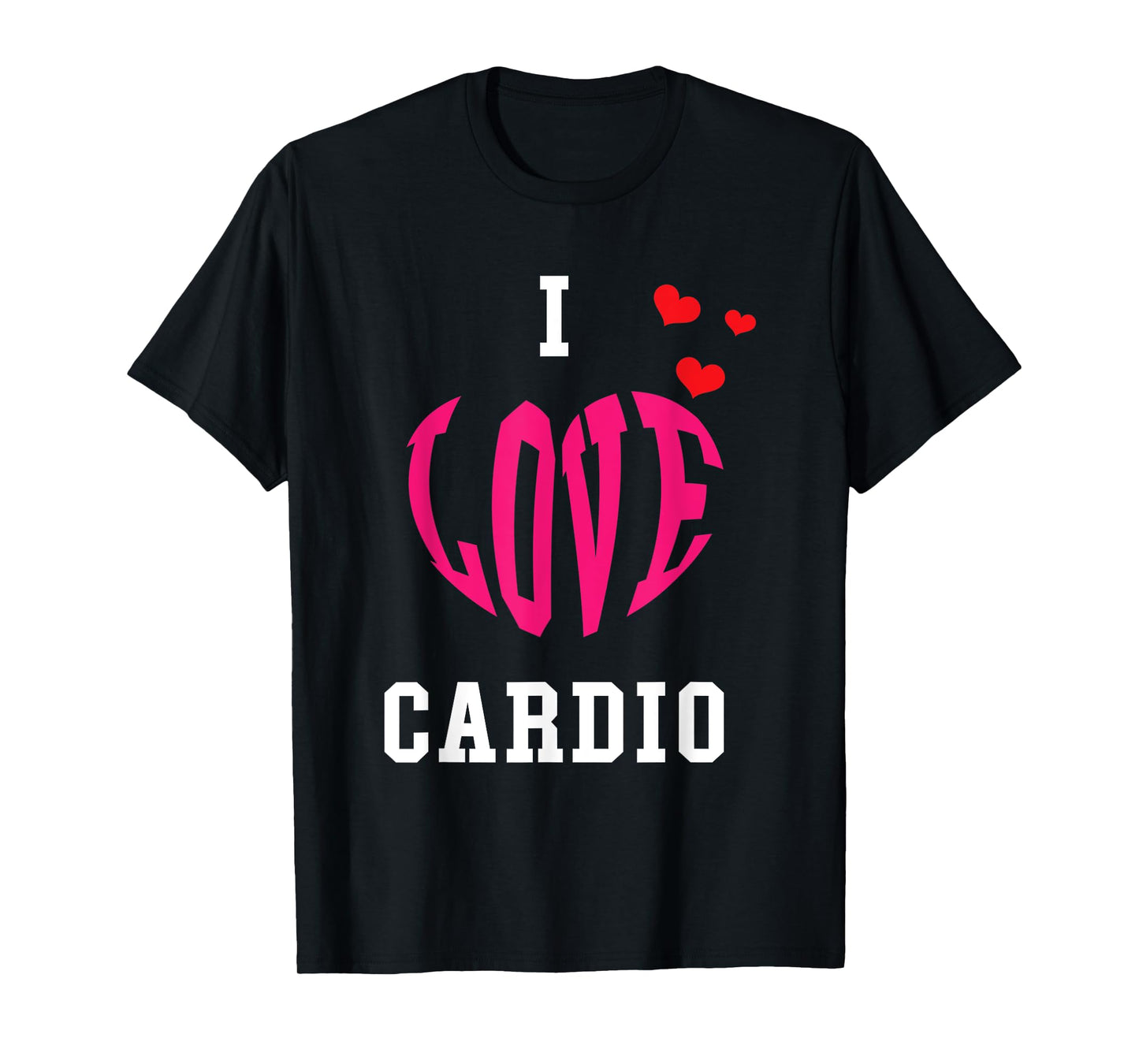 Bodybuilder and Powerlifting in a gym for I love Cardio T-Shirt