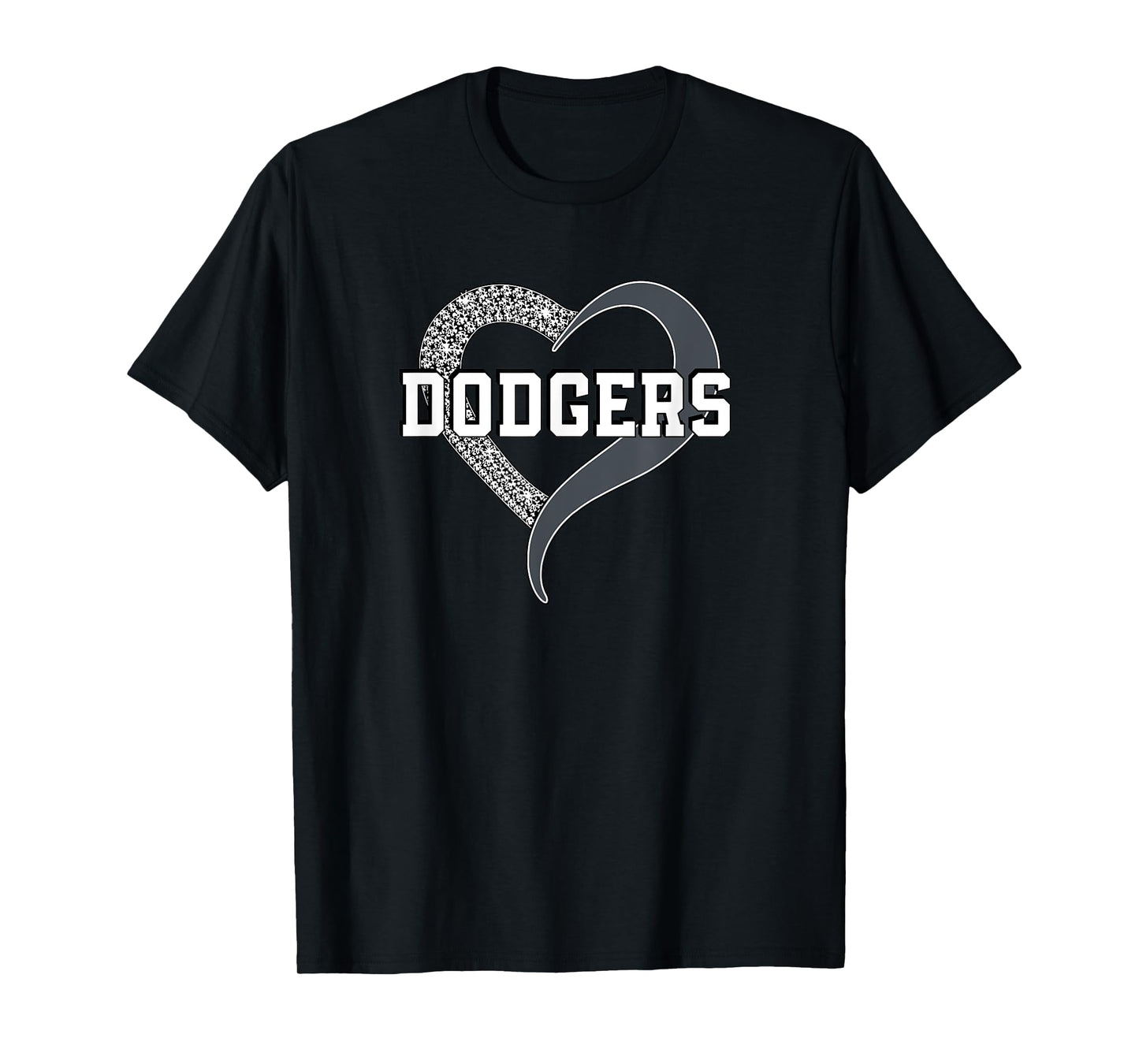 Dodgers Madison Diamond Heart HS T-Shirt