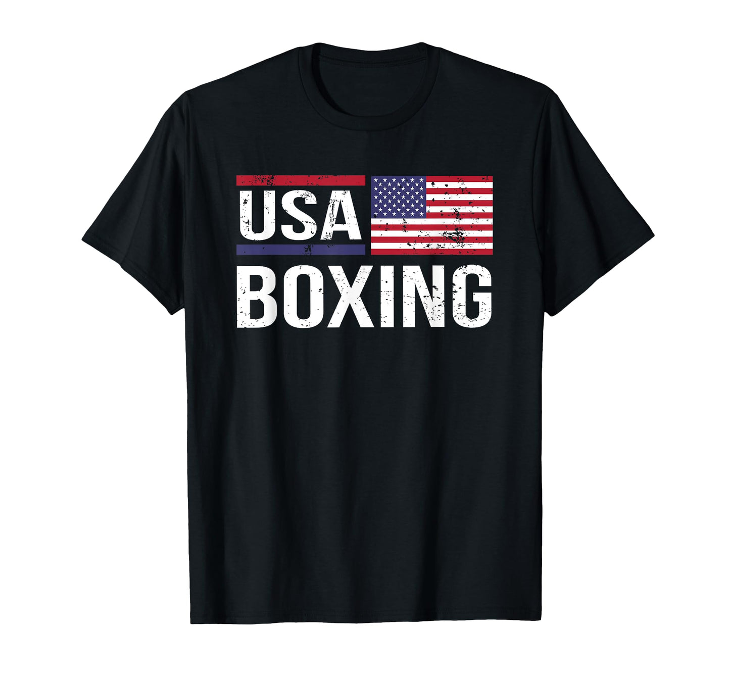 USA Boxing American Flag Gym Sparring Training Amateur Sport T-Shirt