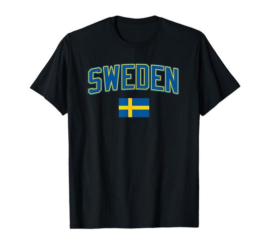 Sweden Gift Flag Sverige Vintage Sweden Malmö Swedish T-Shirt