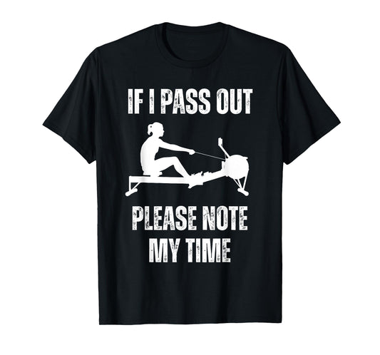 Funny ERG Machine Gym Ergometer Rowing Exercise T-Shirt
