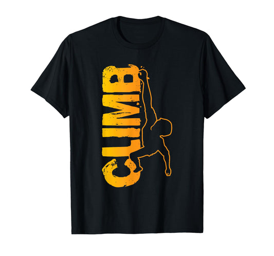 Rock Climbing Funny Bouldering Enthusiasts For Men Women T-Shirt