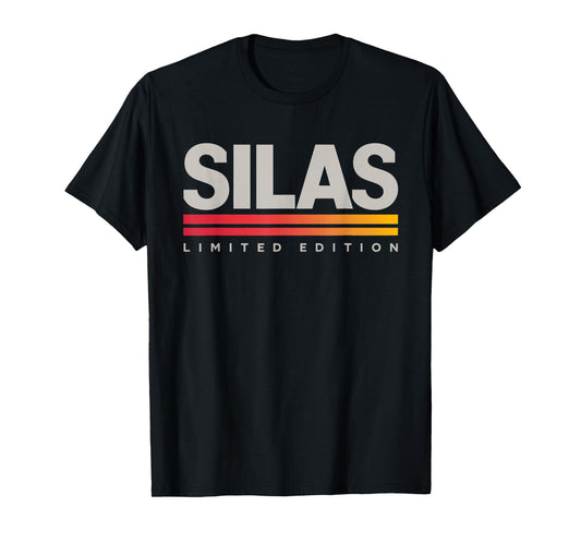 Silas Limited Edition Vintage Custom Name Husband Grandpa T-Shirt