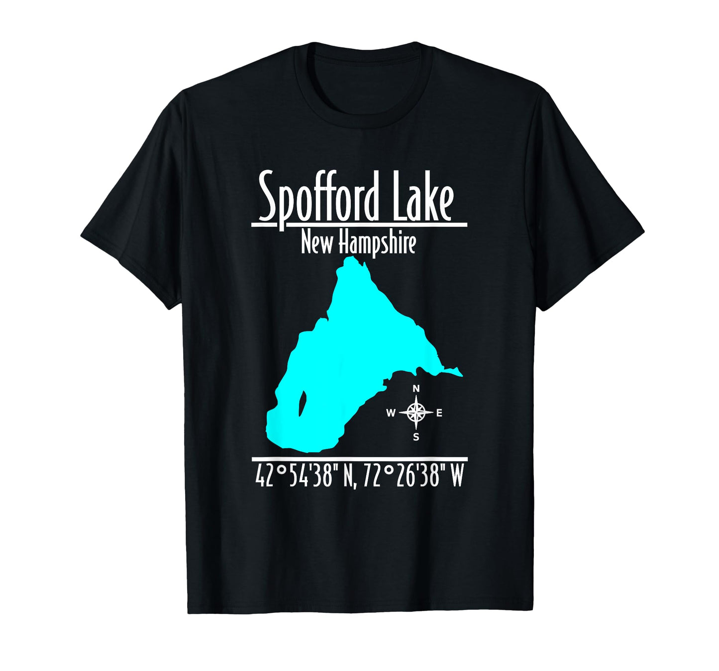 Modern Spofford Lake, New Hampshire T-Shirt