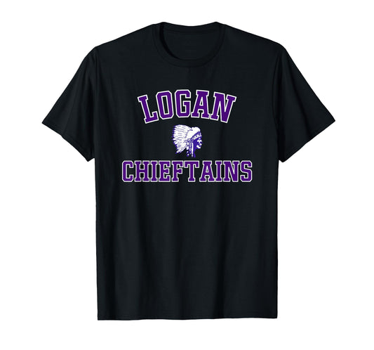 Logan Chieftains Logo Varsity HS T-Shirt