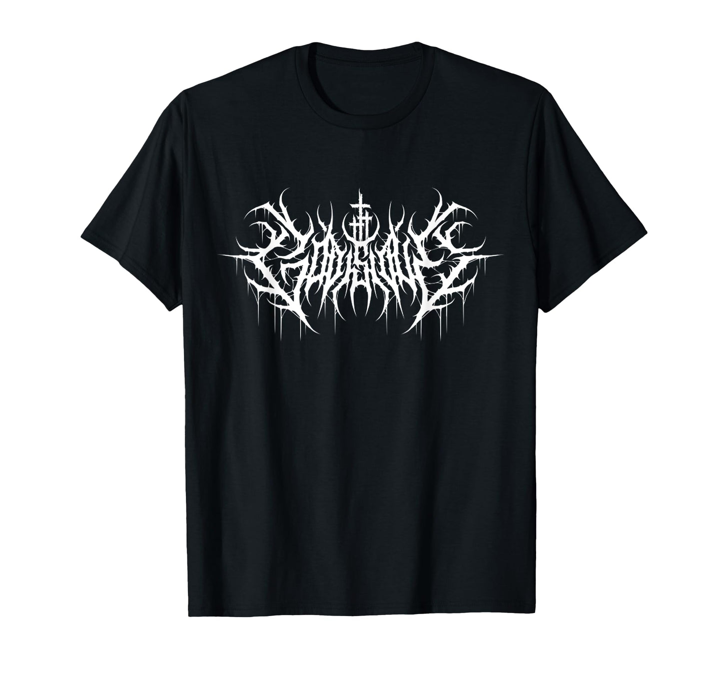 Funny Cross Jesus God Is Love Death Metal Design T-Shirt