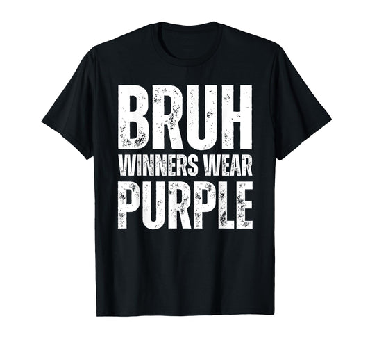 Winners Wear Purple Team Spirit Week Game Color Sports day T-Shirt