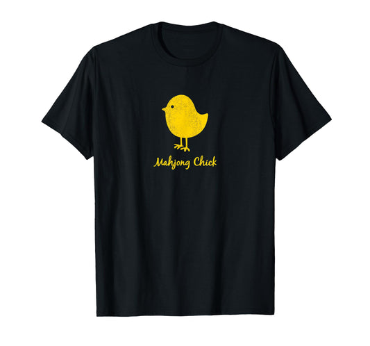 Mahjong Chick - Graphic Novelty T-Shirt