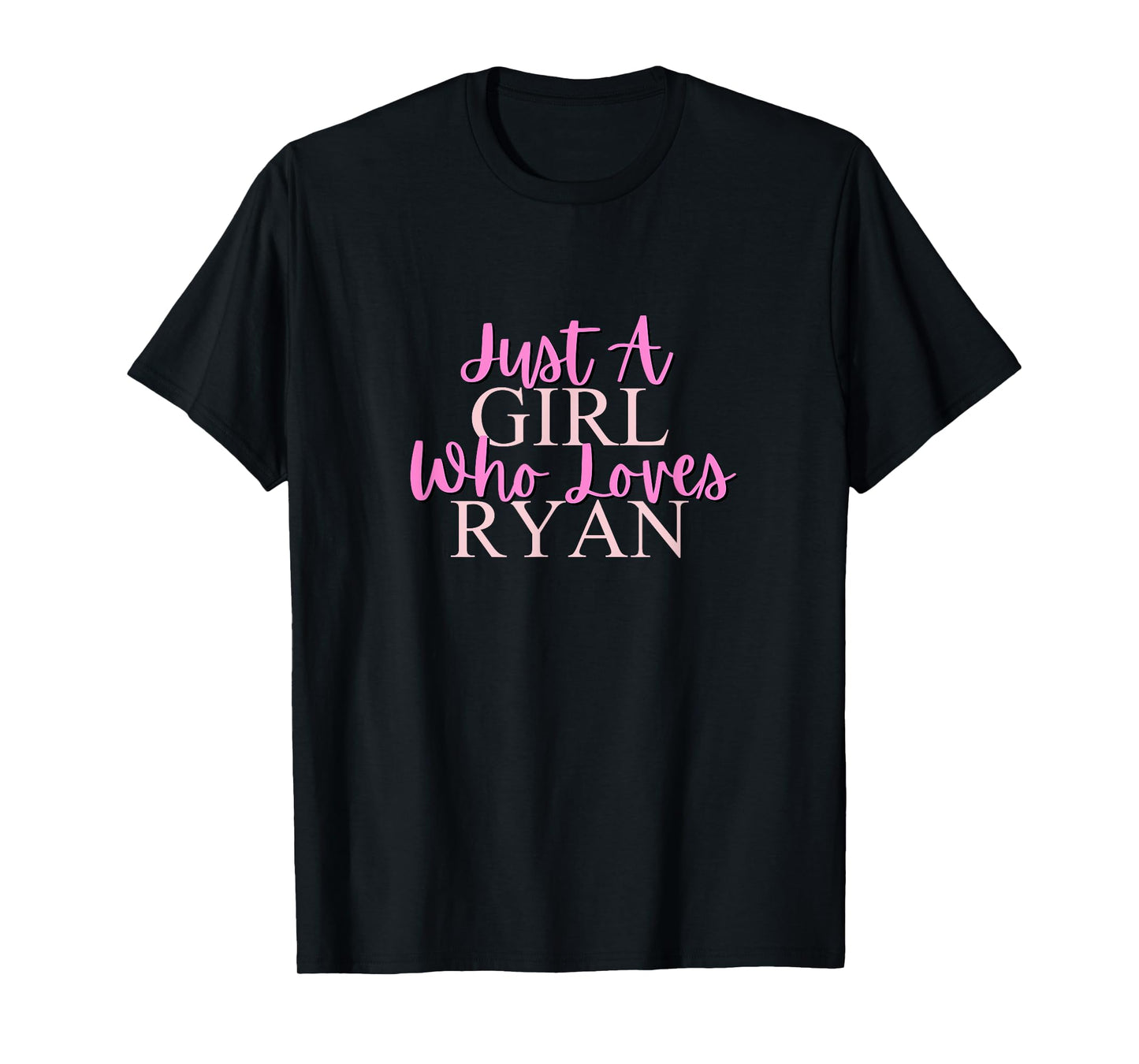 Just A Girl Who Loves Ryan Cute T-Shirt