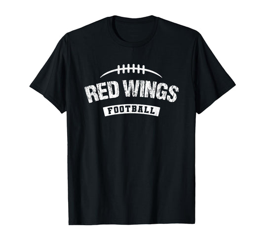 Red Wings Saint Johns Football Distressed HS T-Shirt