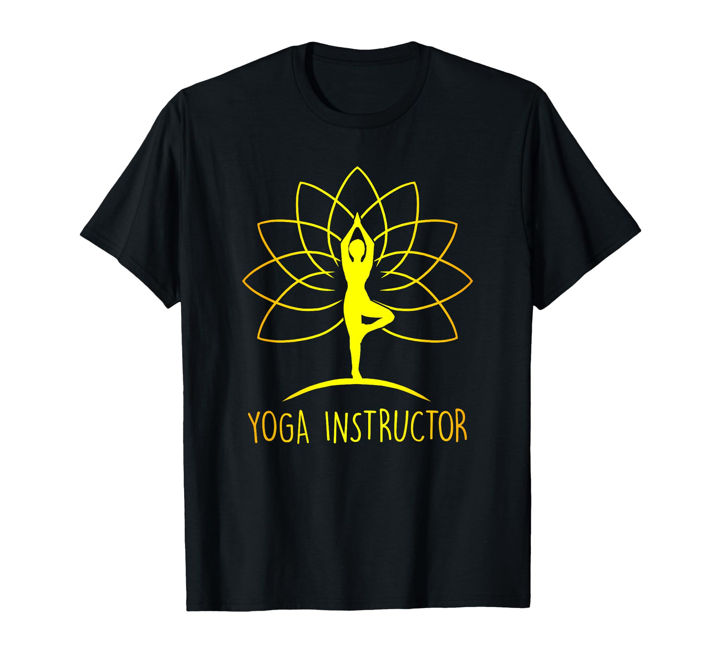 Yoga Instructor Lotus Flower Cool Meditation Instructor Gift T-Shirt