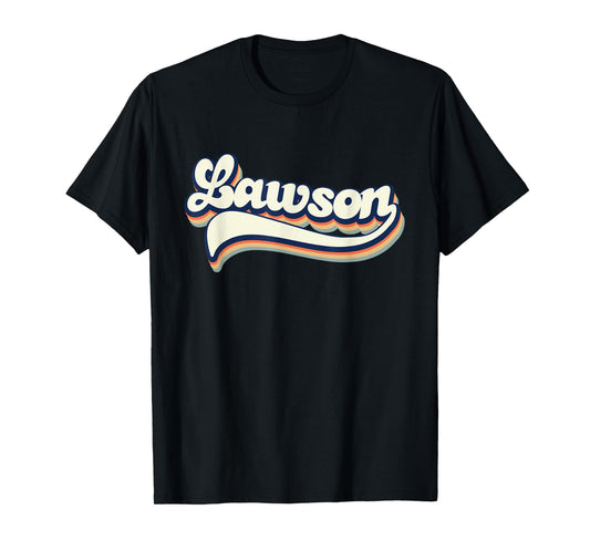 Family Name Lawson Retro Vintage Style Personal Name Lawson T-Shirt