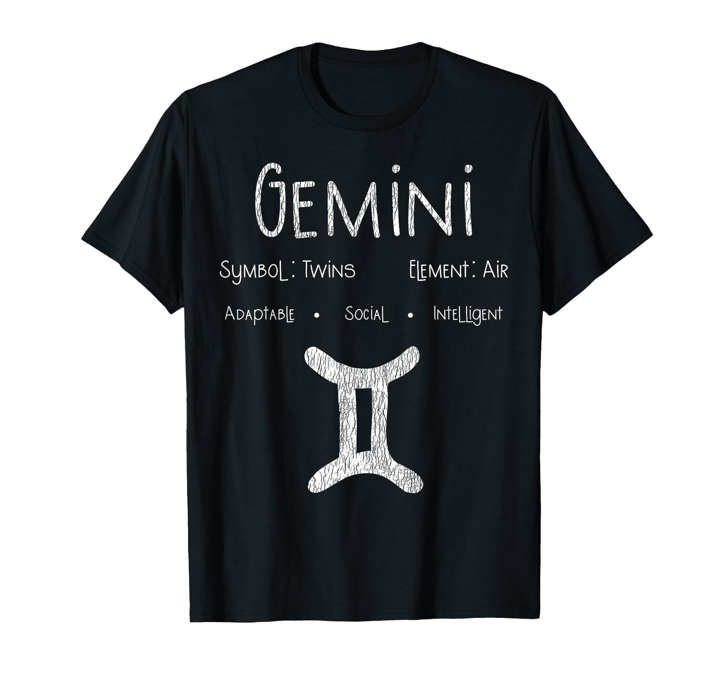 Vintage Gemini Birthday Horoscope Zodiac Sign Astrology Bday T-Shirt