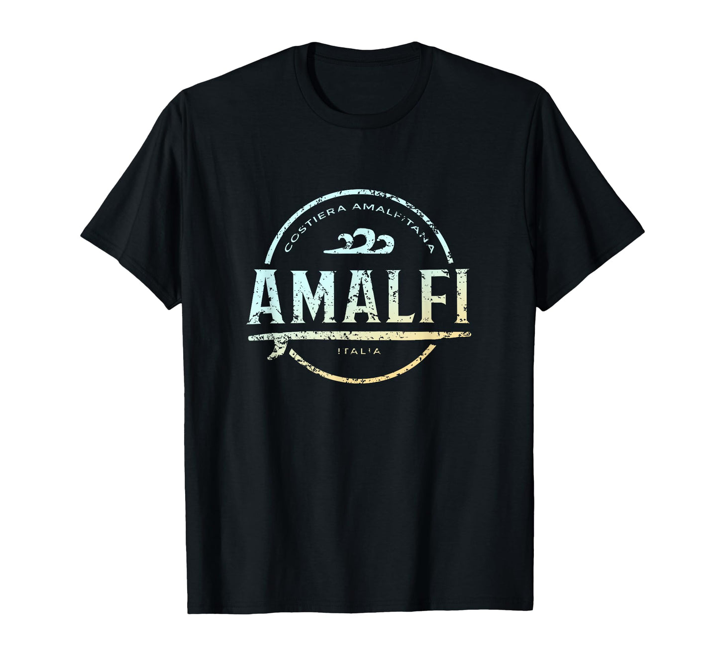 Amalfi Coast Italy - Retro Amalfi Italia Vintage Surf T-Shirt