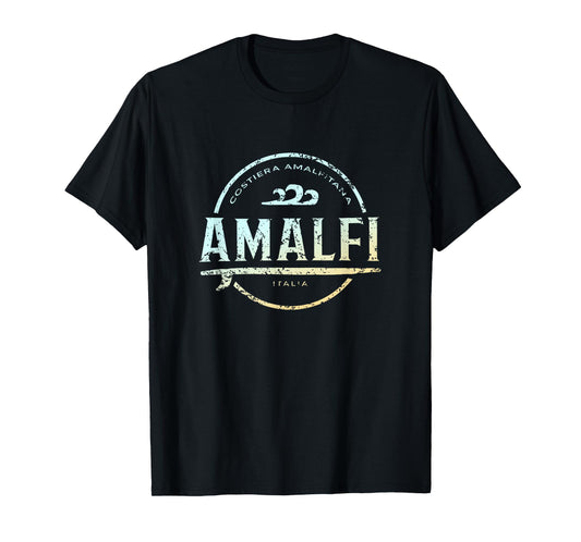 Amalfi Coast Italy - Retro Amalfi Italia Vintage Surf T-Shirt