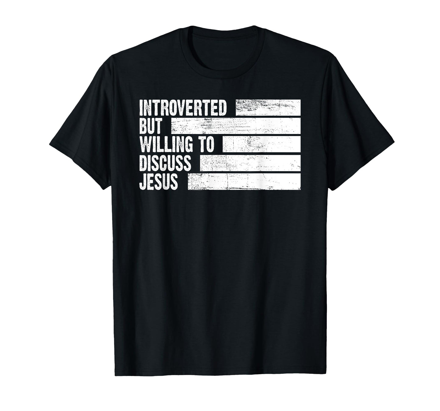 Introverted But Willing To Discuss Jesus Cute Christianity T-Shirt
