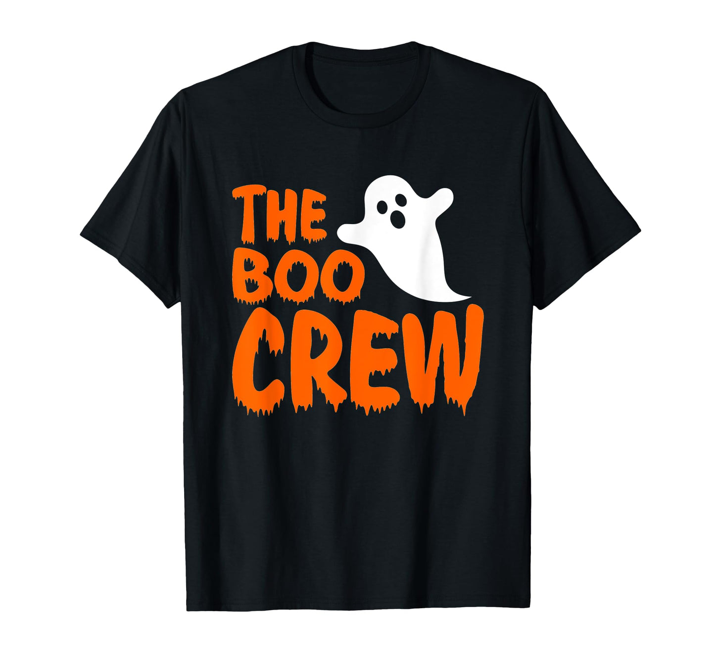 Halloween The Boo Crew - Cute Ghost - Spooky Family Matching T-Shirt