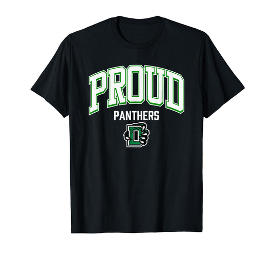 Derby Panthers Logo Proud HS T-Shirt