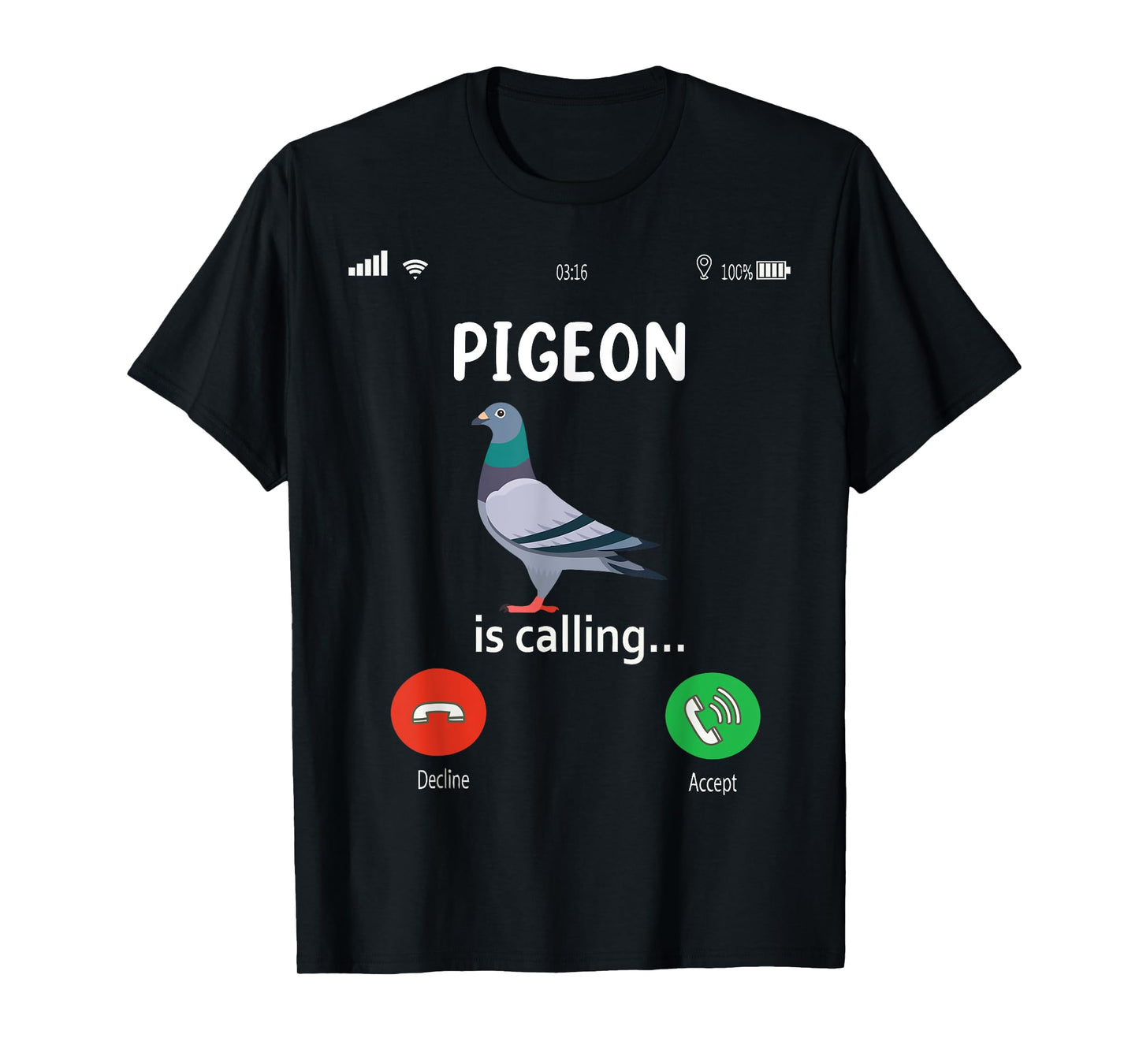 Pigeon Breeding is Calling Pigeons Lover Hobby Funny Pigeon T-Shirt