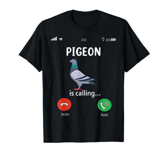 Pigeon Breeding is Calling Pigeons Lover Hobby Funny Pigeon T-Shirt