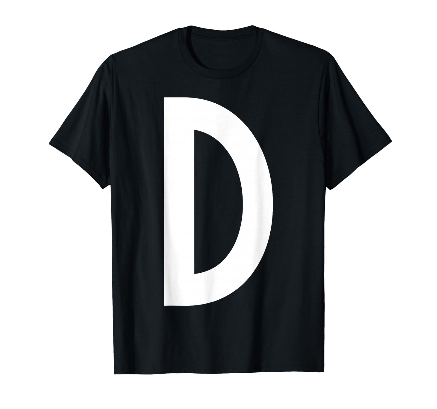 Letter D Funny Group Matching Christmas Costume 2025 Family T-Shirt