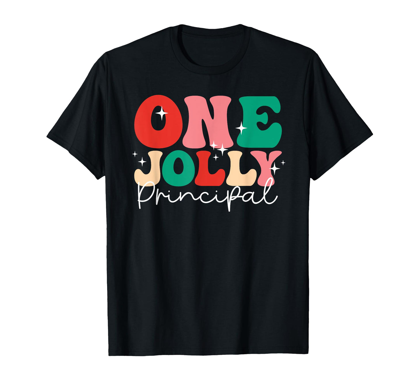 One Groovy School Family Group Holly Merry Shirts Unisex Adults Kids Retro Casual Black Short Sleeve Small U-Neck T-Shirt