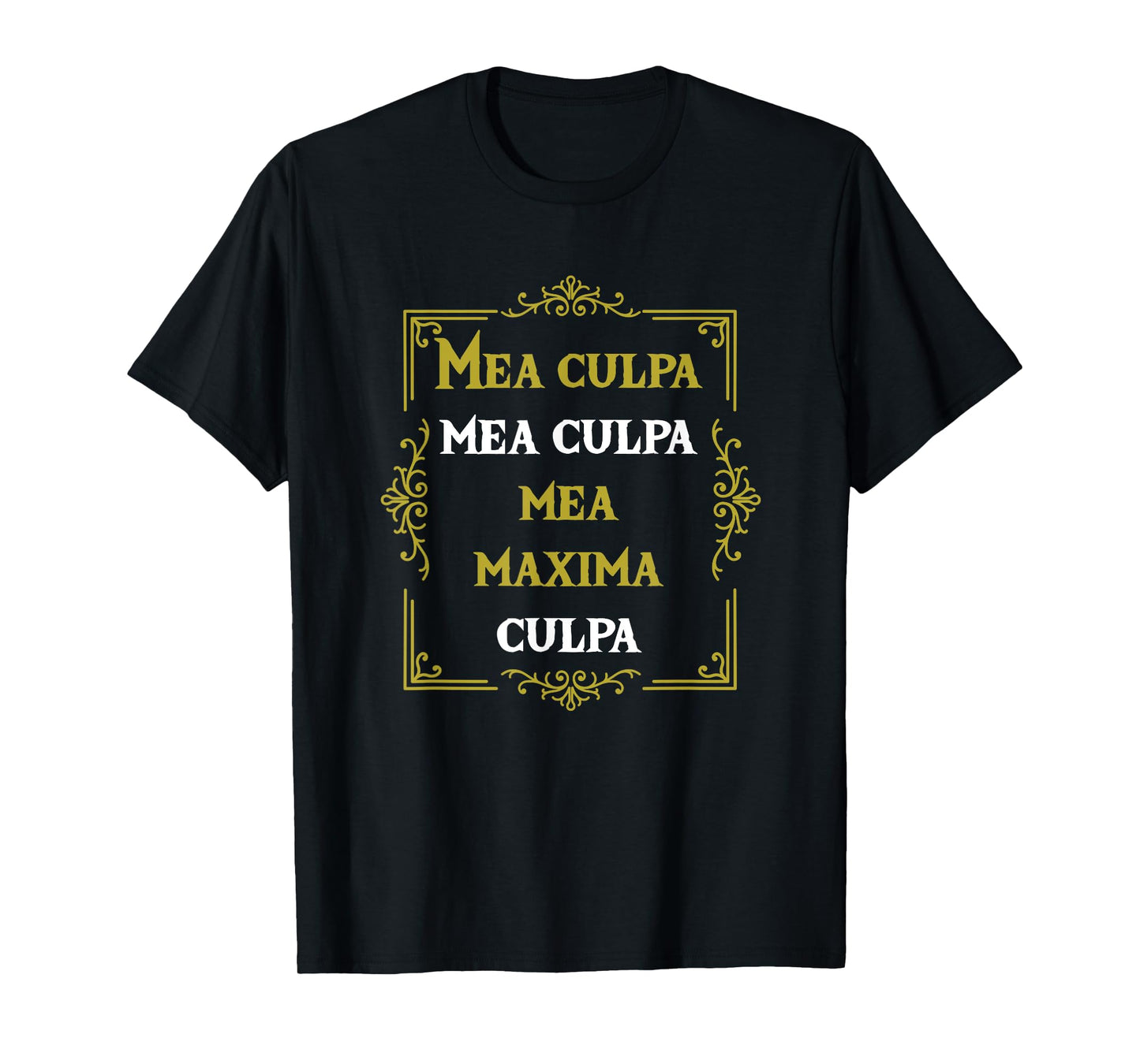 Mea Culpa Maxima Catholic Orthodox God Jesus Bible Gift T-Shirt