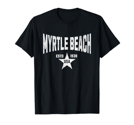 USA Vintage Merch Souvenir Visit Myrtle Beach South Carolina T-Shirt
