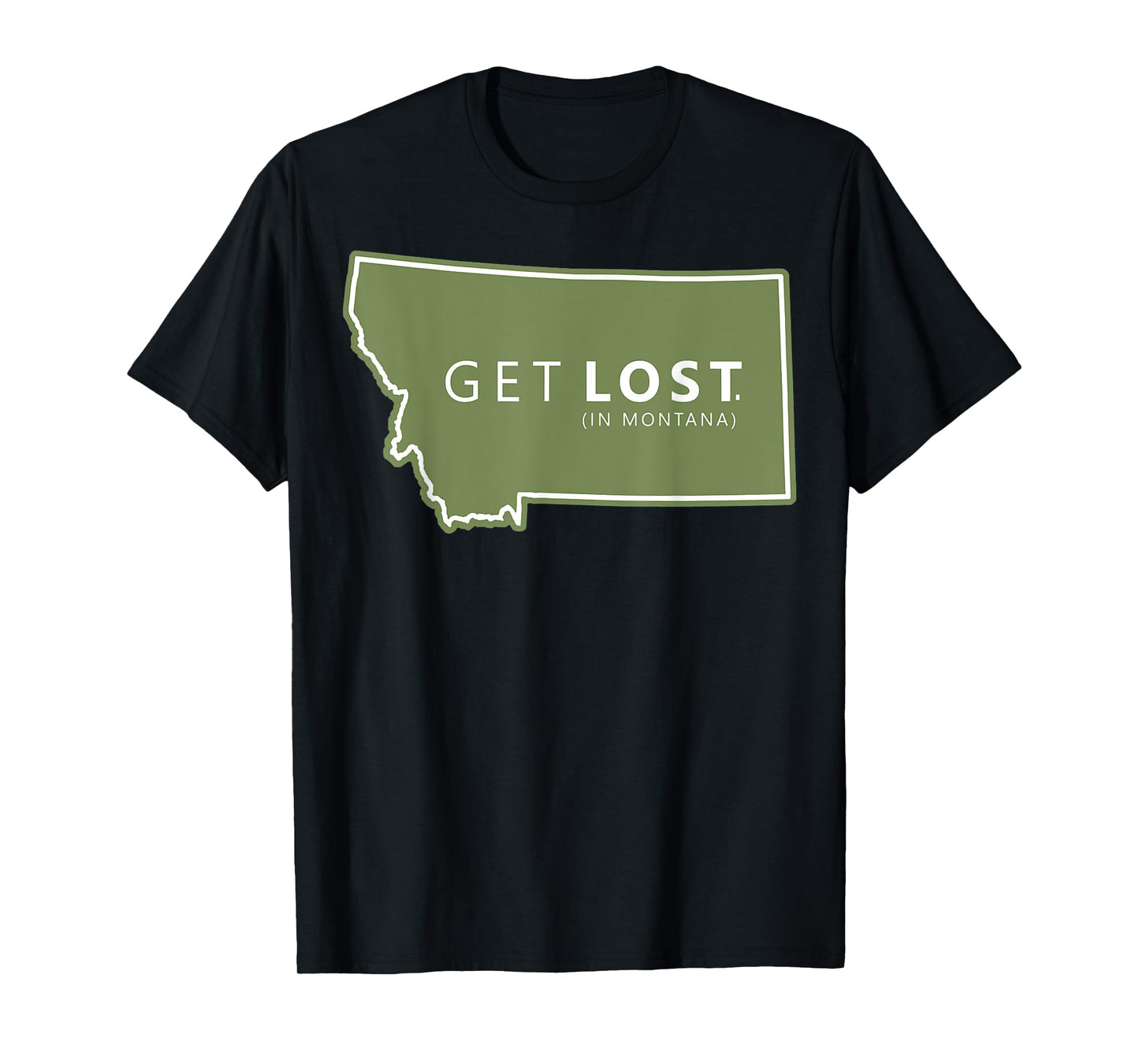 Get Lost in Montana Tee, ost Camping Tee, Hiking Adventure T-Shirt