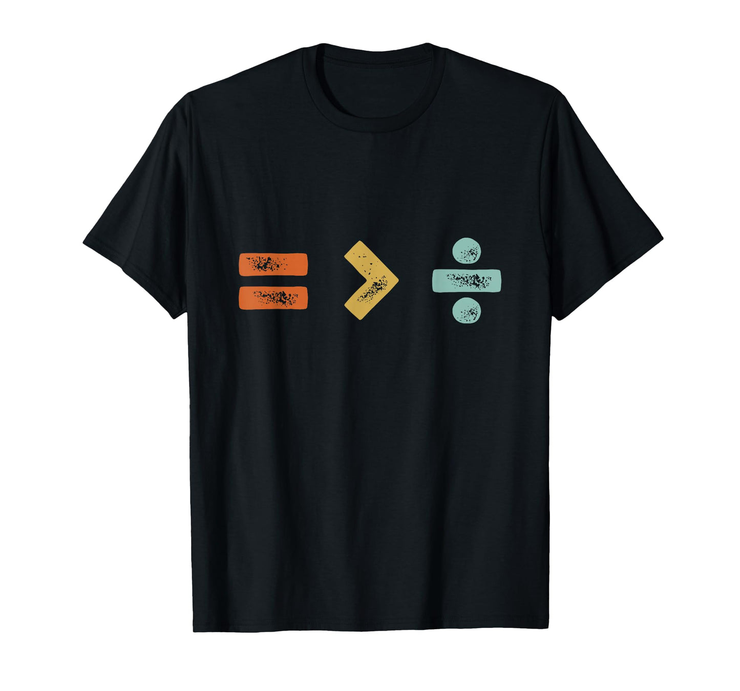 Equality Is Greater Than Division Vintage Anti-Racism T-Shirt
