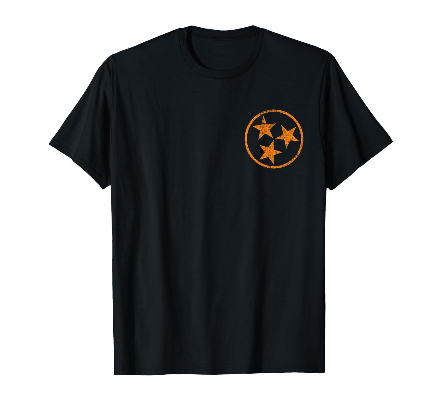 Tennessee Flag, Vintage Distressed Print Tennessee Tri-Star T-Shirt