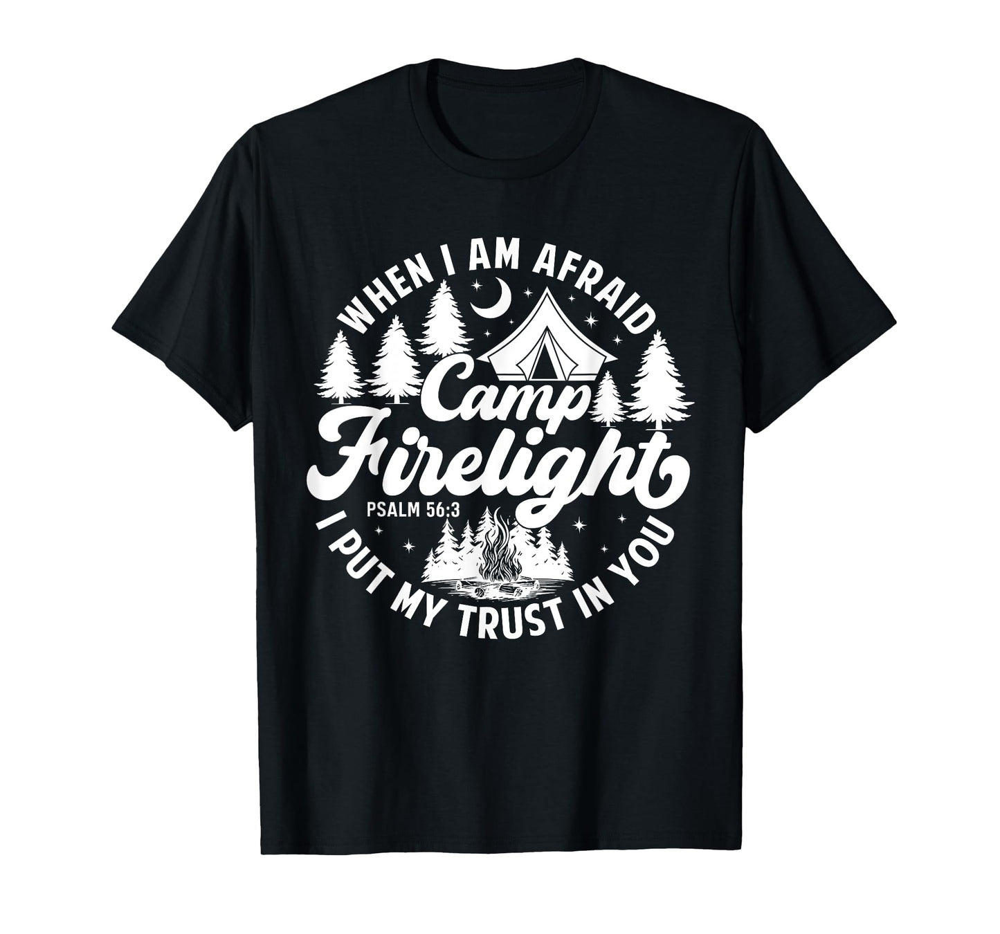 Camp Firelight Vacation Bible School Christian Summer Camp T-Shirt