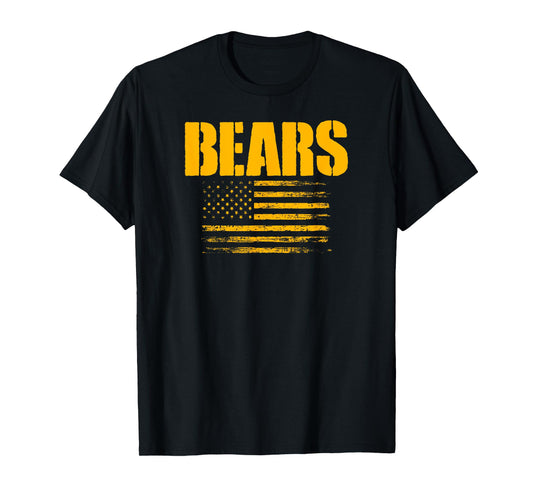 Ava Bears USA Flag Pride T-Shirt