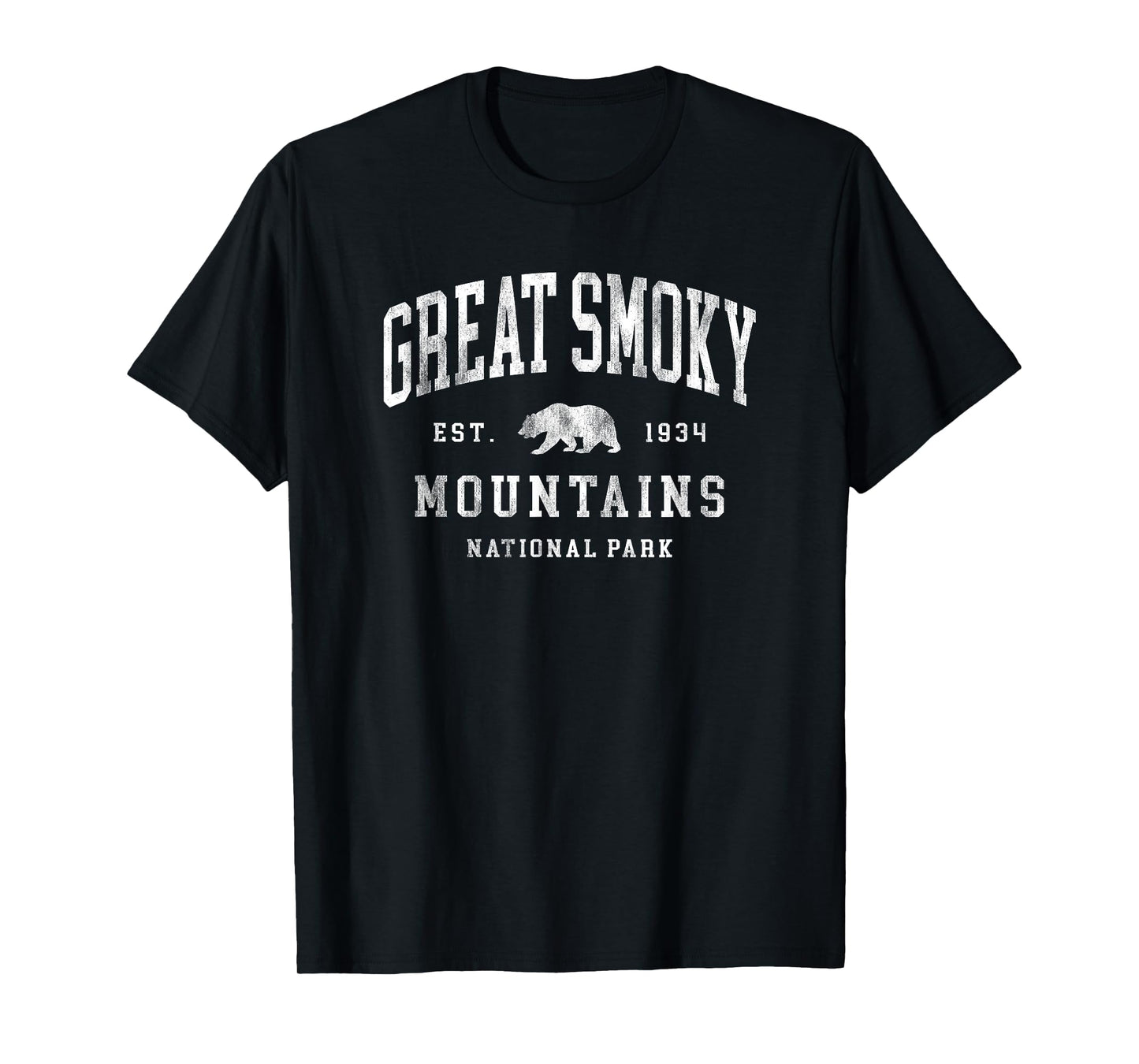 Vintage Great Smoky Mountains National Park Mens Womens Kids T-Shirt