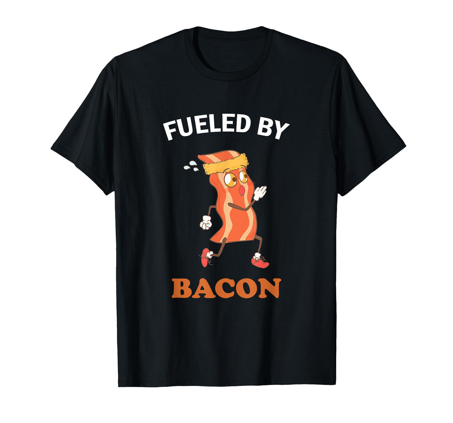 Fueled By Bacon Low Carb Keto Diet Workout Gym Fitness Gift T-Shirt