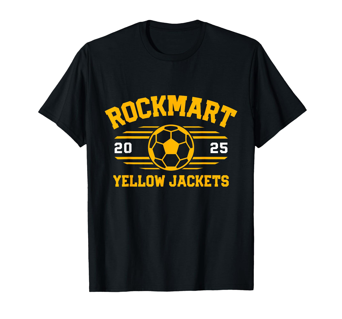 Rockmart Yellow Jackets Soccer Ball 2025 T-Shirt