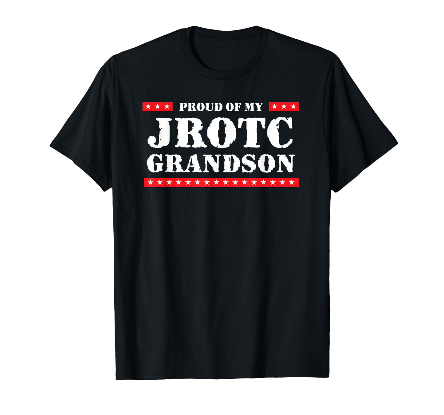 Wow T-shirts Proud of My JROTC Grandson Unisex Adult Blue Small Classic Fit T-shirt
