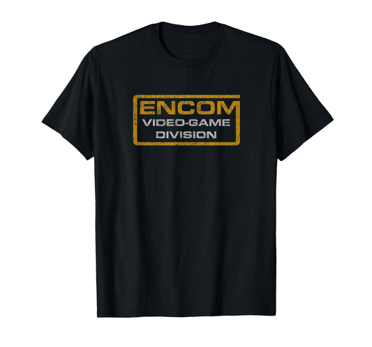 Encom Video-Game Division - Pre-distressed T-Shirt