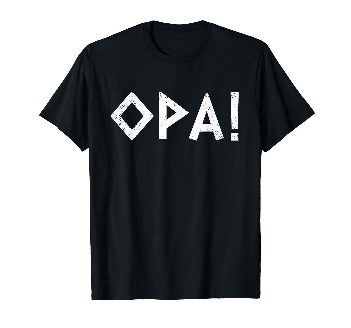 Opa Ancient Greek Pride Greek Flag Funny Greek Party Greece T-Shirt, Small, Blue